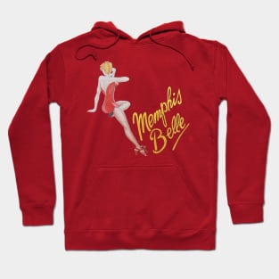 Memphis Belle WW2 Bomber Nose Art Hoodie